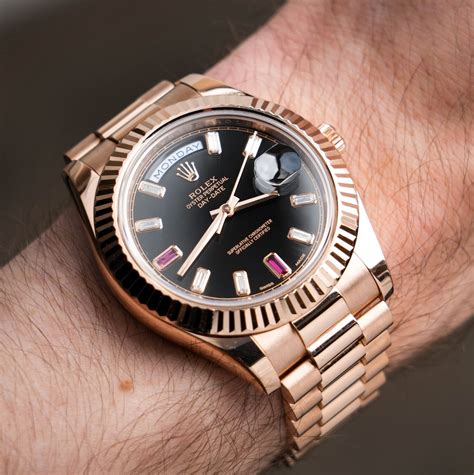 rolex day-date rose gold rolex|Rolex rose gold presidential 41mm.